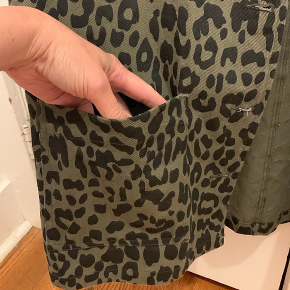 Lazy Oaf Leopard Chore Coat Jacket - Picture 6 of 7